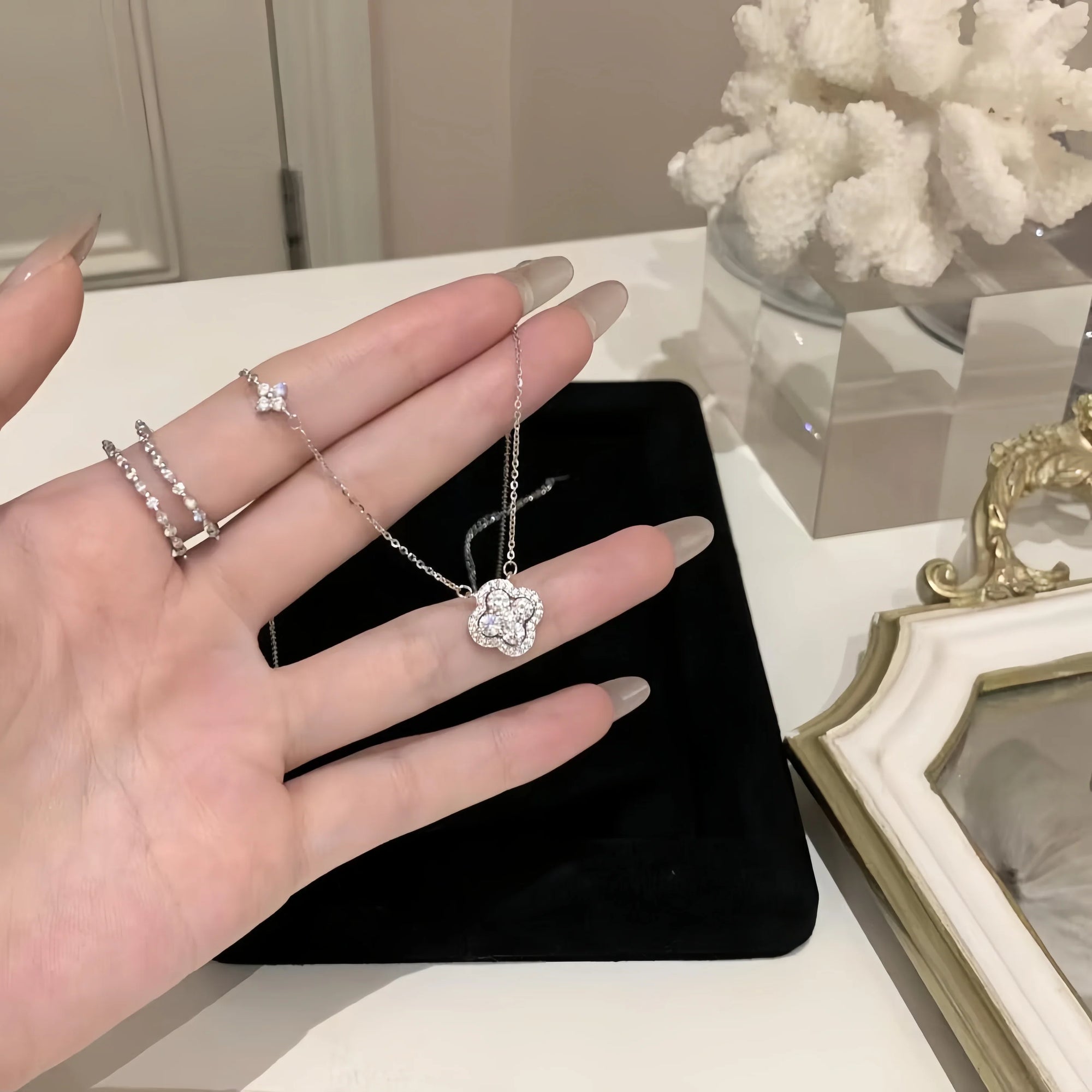Blossom Crystal Necklace