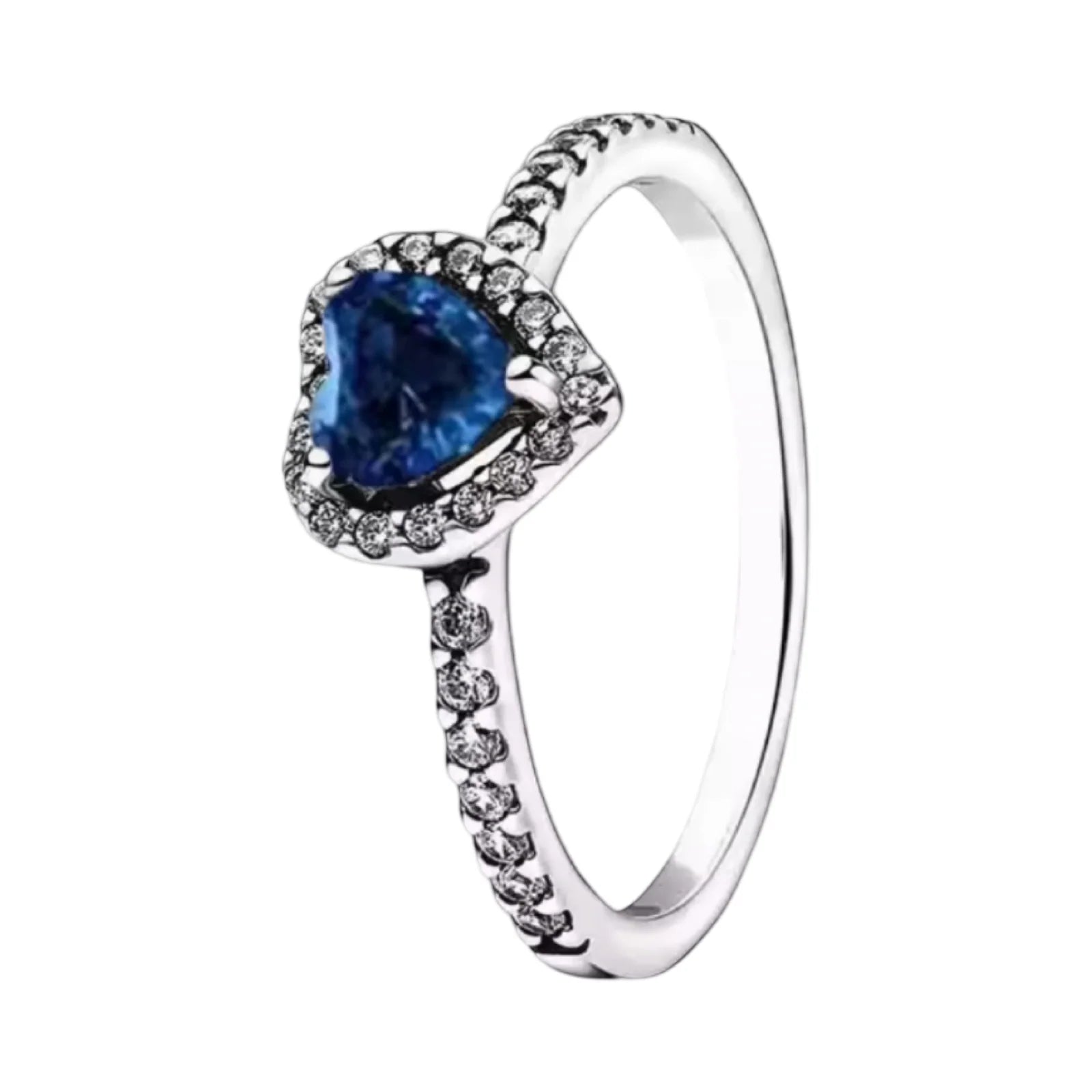 Silvéra™ Blue Heart Ring