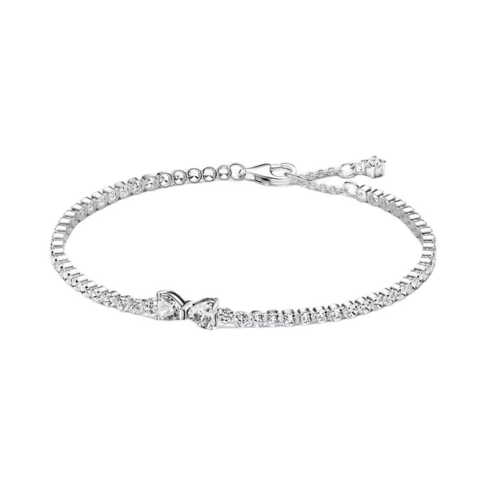 SILVER BOW BRACELET